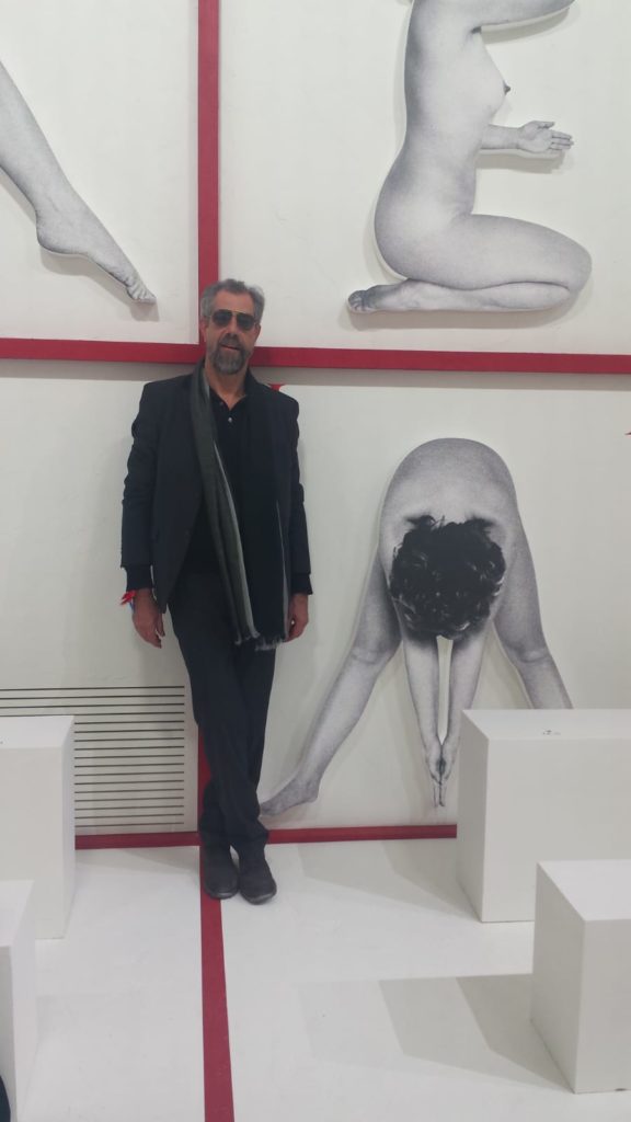 Luigi Ceccarelli al Dior fashion show Parigi